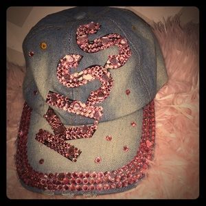 Diamond studded cap